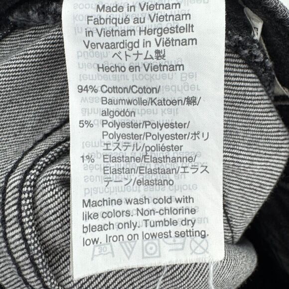 MADEWELL Gray Perfect Vintage Crop Jeans Size 27T 27 Tall Long - Picture 10 of 10